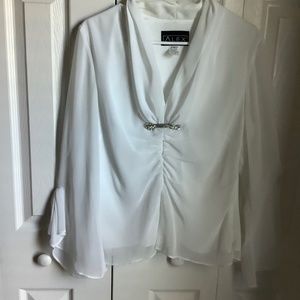 Alex Evenings blouse large